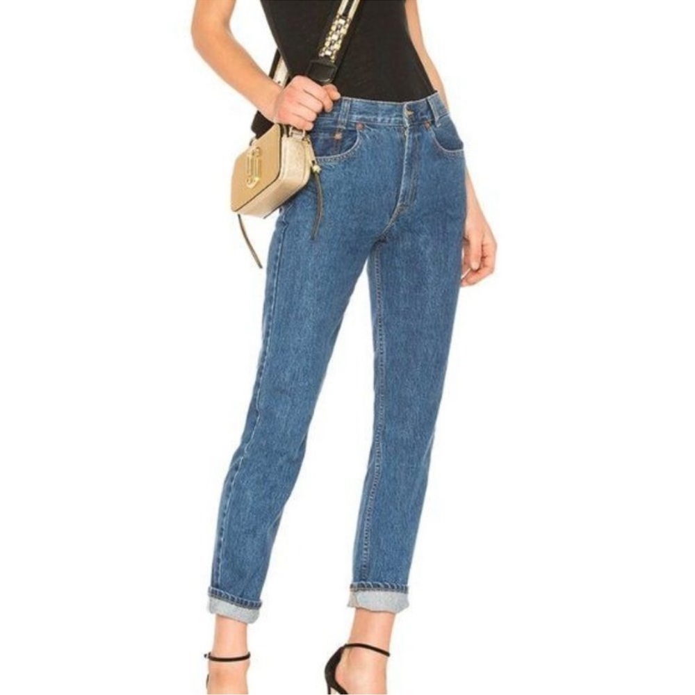 Re/Done Originals Academy Fit Jeans In Dark 87 in Size 25 | Style 188-3WAHR